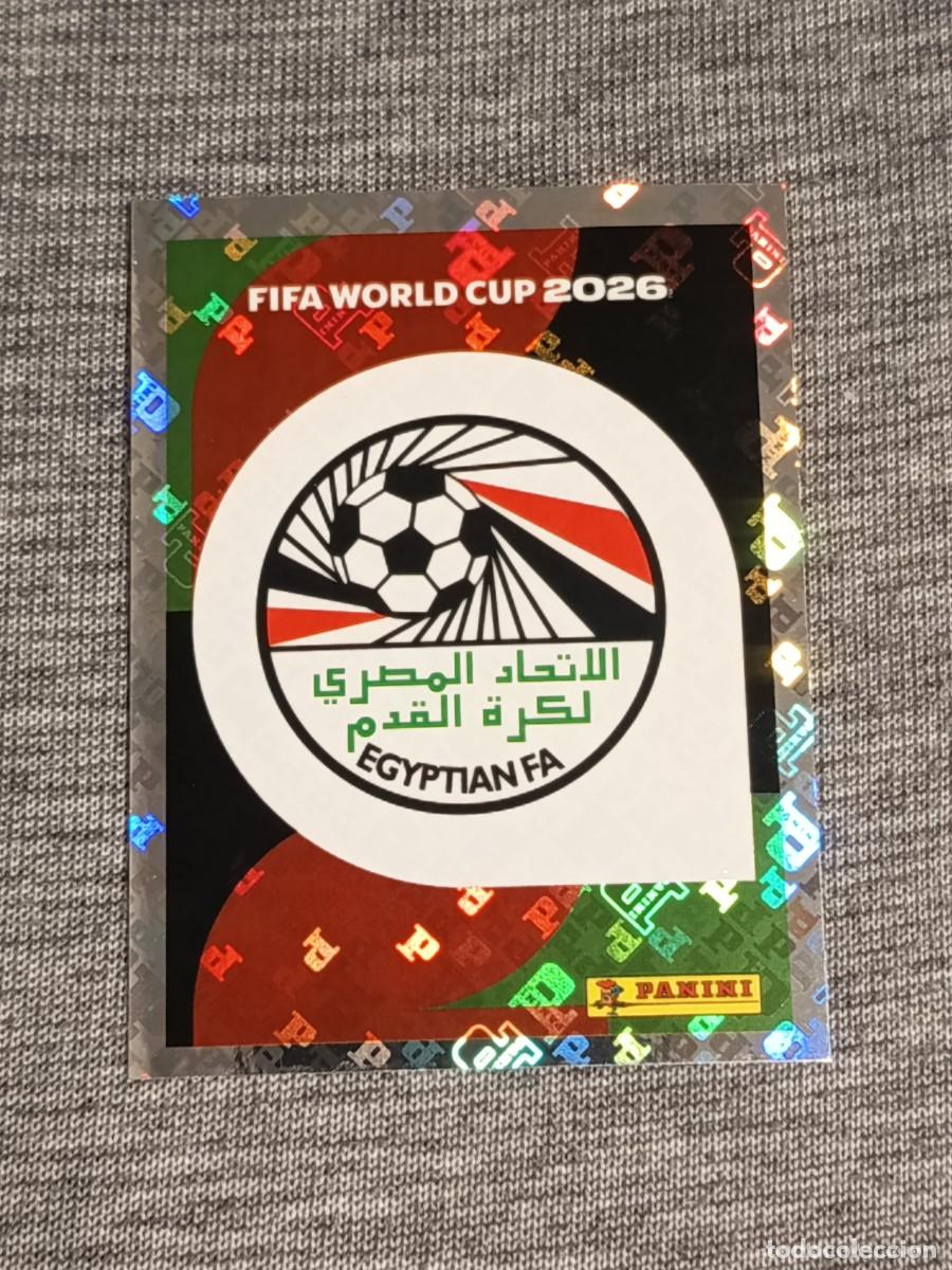 Cromos de F&uacute;tbol: ESCUDO EGIPTO EGY 1 STICKER MUNDIAL 2026 PANINI FIFA WORLD CUP NUEVO
