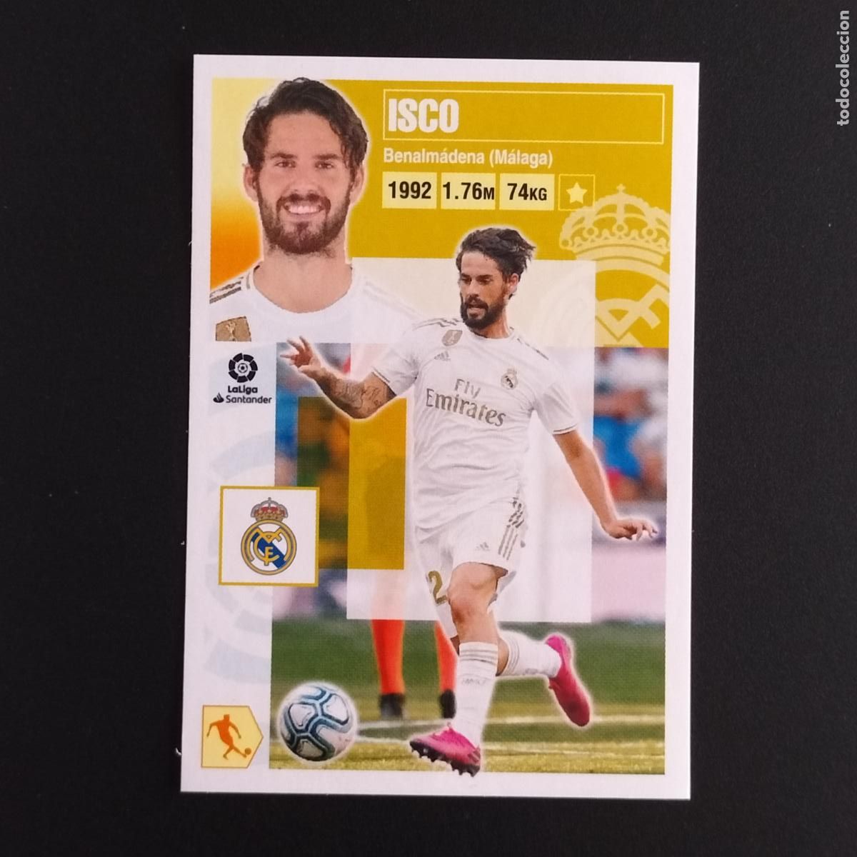 Cromos de F&uacute;tbol: N&ordm; 14 ISCO REAL MADRID CROMOS LALIGA SANTANDER ESTE 2020 2021 20 21 LIGA PANINI