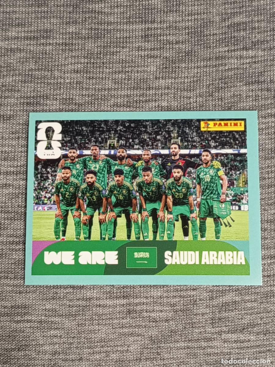 Cromos de F&uacute;tbol: ALINEACI&Oacute;N ARABIA SAUDI RSA 13 STICKER MUNDIAL 2026 PANINI FIFA WORLD CUP NUEVO