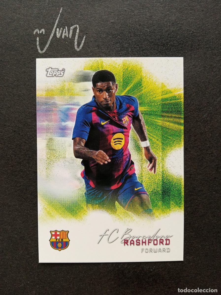 Cromos de F&uacute;tbol: N&ordm; 28 PITCH PURSUITS RASHFORD FC BARCELONA INGLATERRA ⚽ TOPPS &reg; TEAM SET BAR&Ccedil;A 2025 2026 25 26 NUEVO