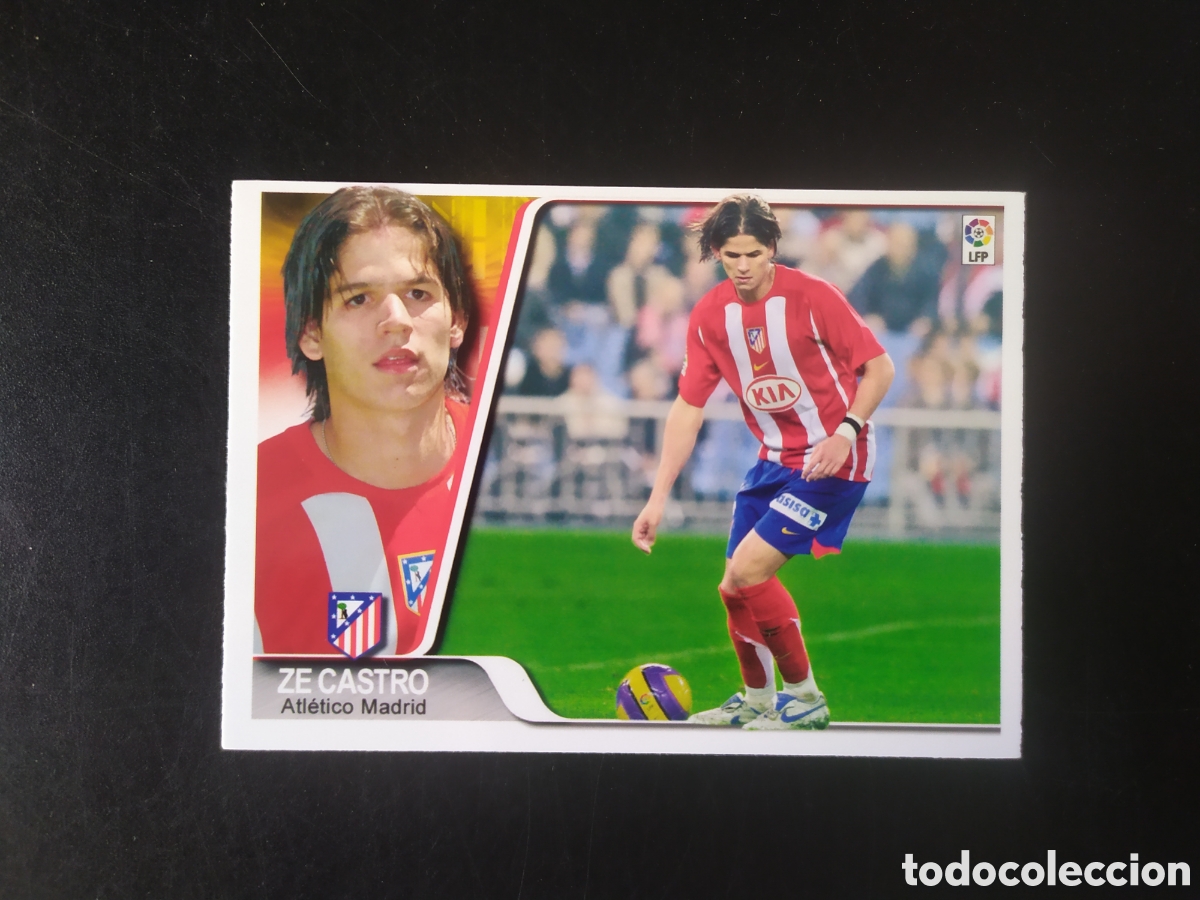 Football Stickers: Mundicromo ediciones estadio 2007 2008 07 08 Ze Castro fichaje n&deg; 392 Atl&eacute;tico Madrid