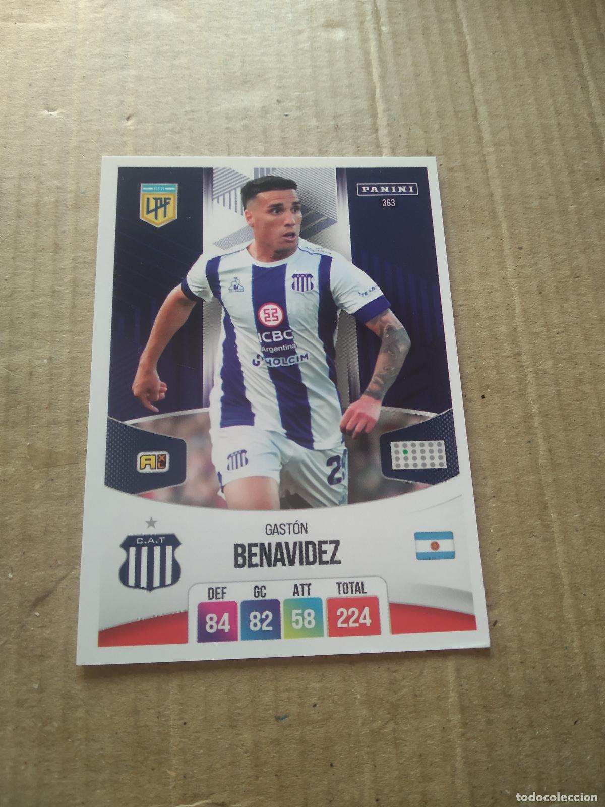 Football Stickers: 363 GASTON BENAVIDEZ TALLERES CROMO FUTBOL ARGENTINO PANINI LIGA ARGENTINA 2024 ADRENALYN