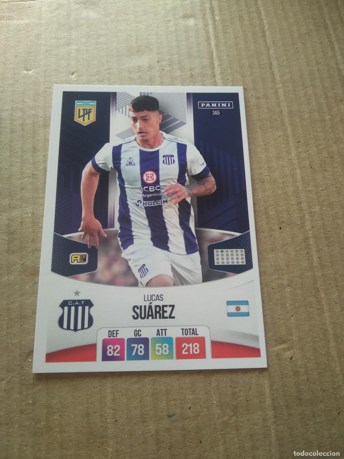 Football Stickers: 365 LUCAS SUAREZ TALLERES CROMO FUTBOL ARGENTINO PANINI LIGA ARGENTINA 2024 ADRENALYN