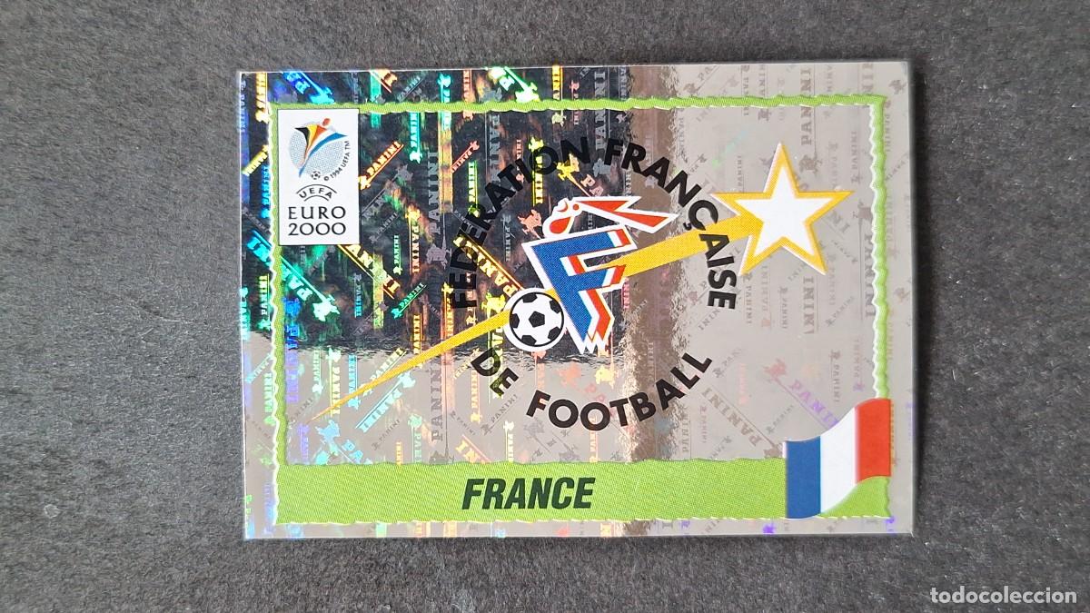 Football Stickers: L1 BANDERA ESCUDO SELECCION FRANCIA 336 PANINI EUROCOPA 2000 NUNCA PEGADO SIN PEGAR