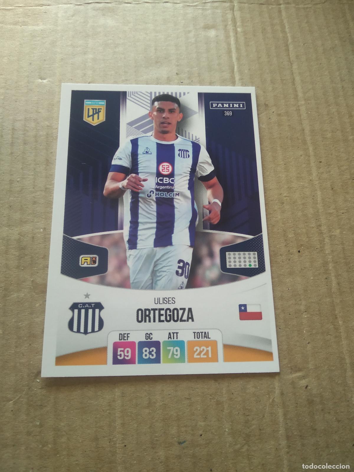 Football Stickers: 369 ULISES ORTEGOZA TALLERES CROMO FUTBOL ARGENTINO PANINI LIGA ARGENTINA 2024 ADRENALYN