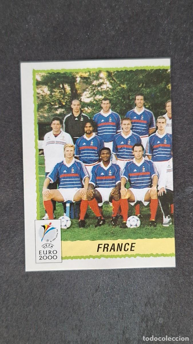 Football Stickers: L1 EQUIPO SELECCION FRANCIA 337 PANINI EUROCOPA 2000 NUNCA PEGADO SIN PEGAR