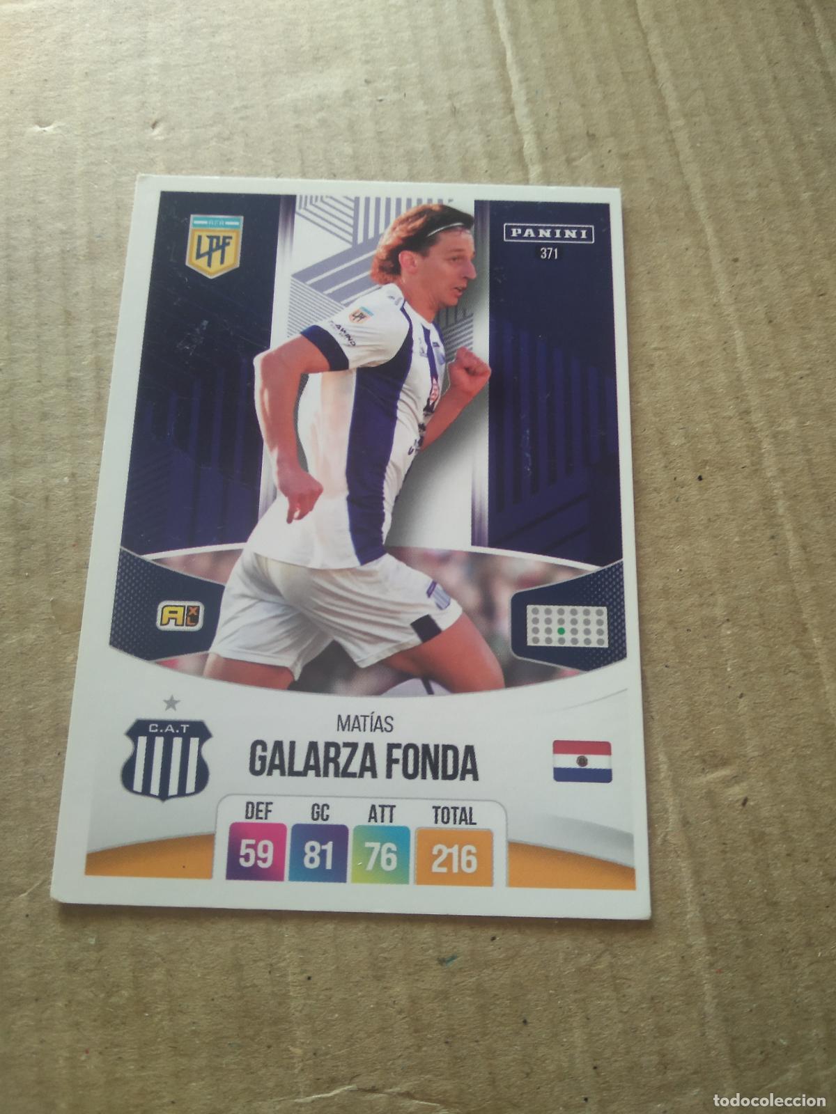 Cromos de F&uacute;tbol: 371 MATIAS GALARZA FONDA TALLERES CROMO FUTBOL ARGENTINO PANINI LIGA ARGENTINA 2024 ADRENALYN