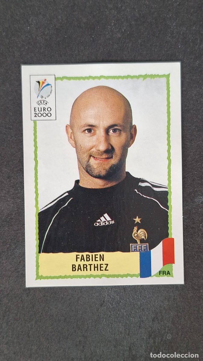 Cromos de F&uacute;tbol: L1 FABIEN BARTHEZ SELECCION FRANCIA 339 PANINI EUROCOPA 2000 NUNCA PEGADO SIN PEGAR