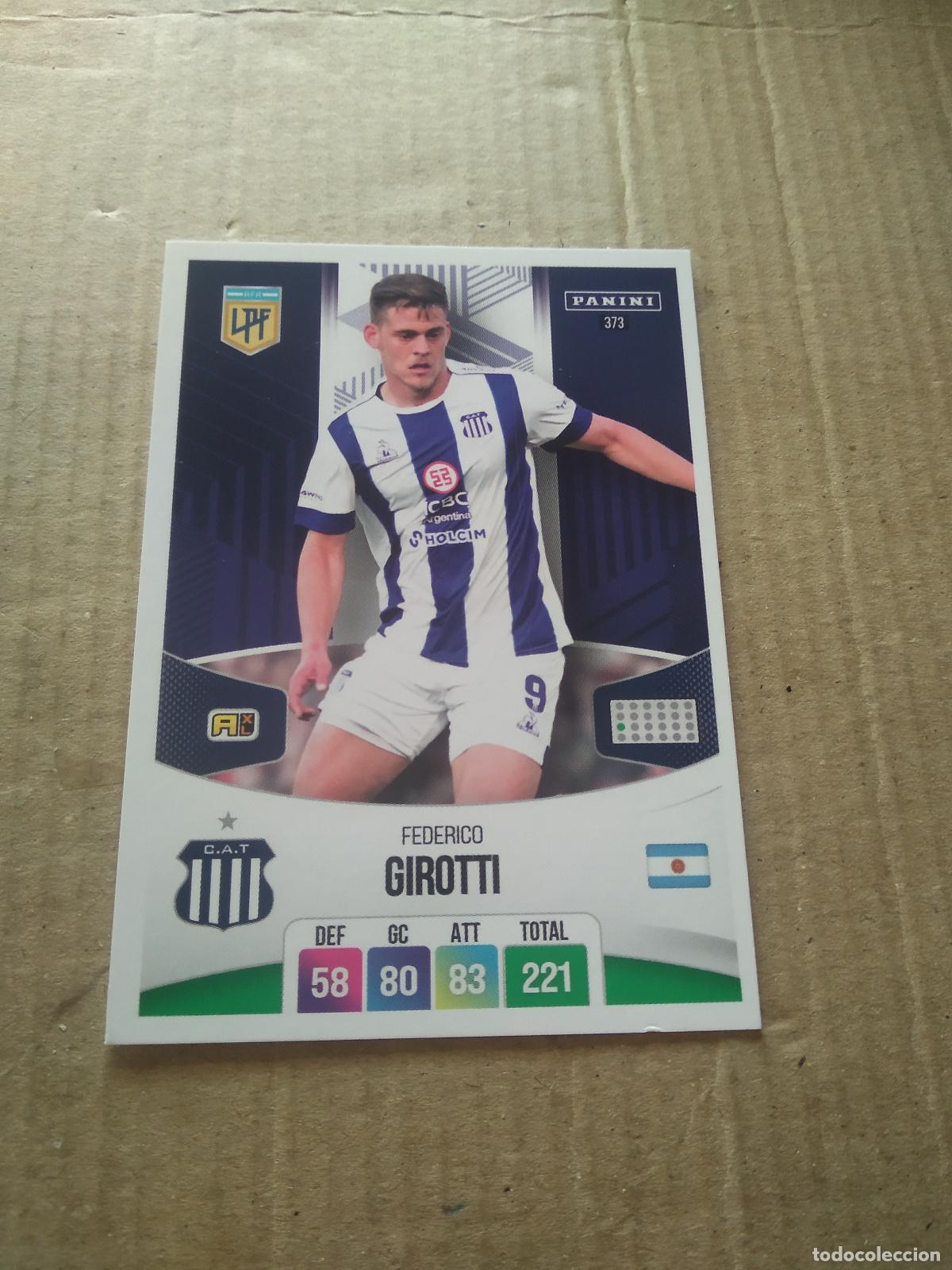 Cromos de F&uacute;tbol: 373 FEDERICO GIROTTI TALLERES CROMO FUTBOL ARGENTINO PANINI LIGA ARGENTINA 2024 ADRENALYN