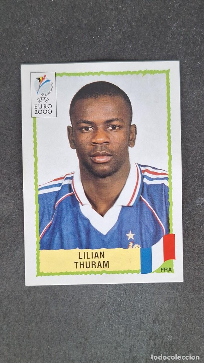 Cromos de F&uacute;tbol: L1 LILIAN THURAM SELECCION FRANCIA 340 PANINI EUROCOPA 2000 NUNCA PEGADO SIN PEGAR