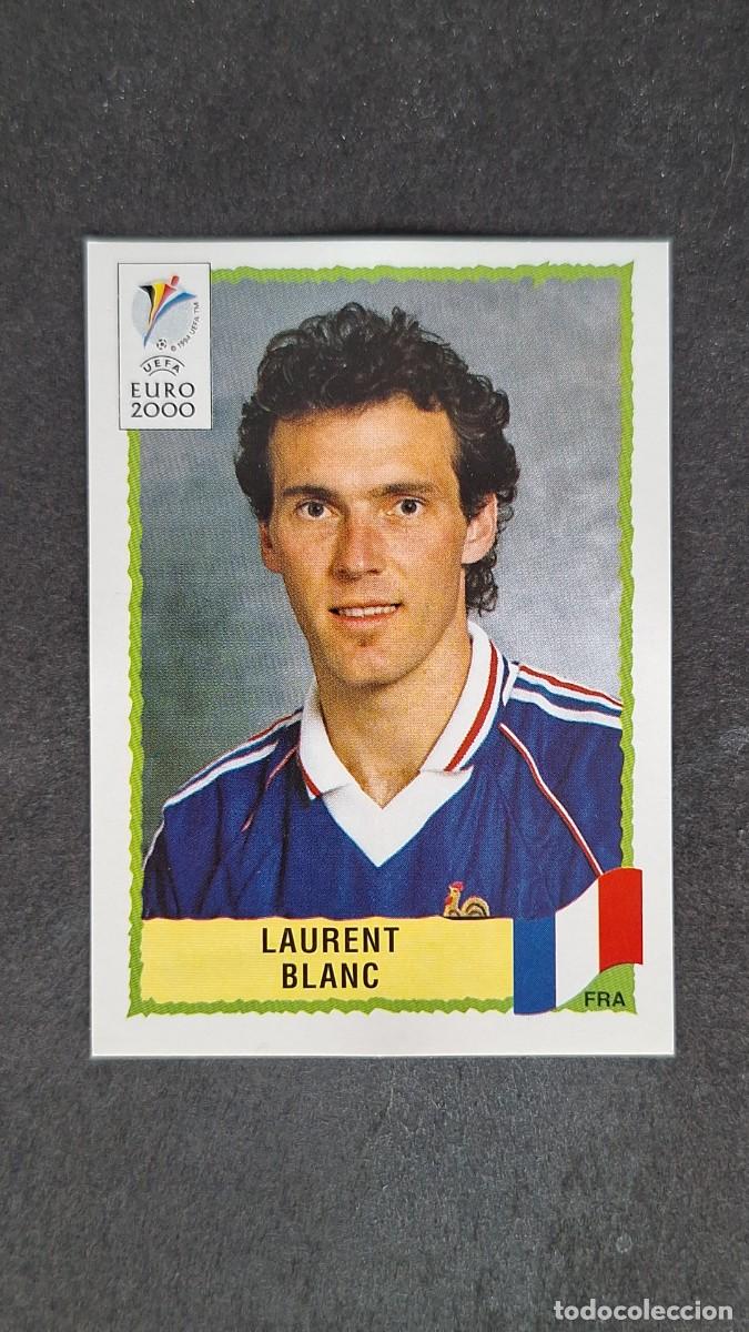Cromos de F&uacute;tbol: L1 LAURENT BLANC SELECCION FRANCIA 341 PANINI EUROCOPA 2000 NUNCA PEGADO SIN PEGAR