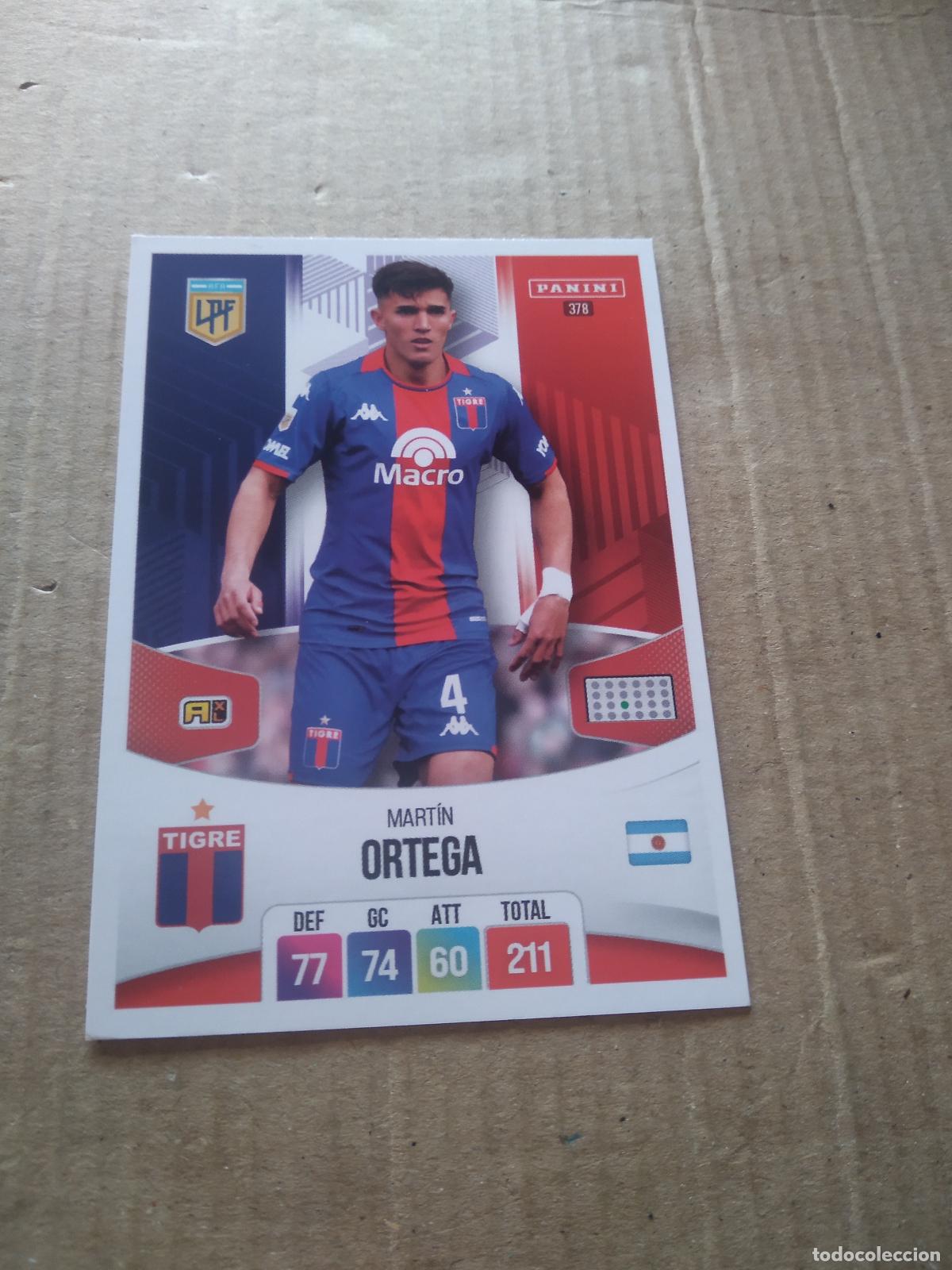 Cromos de F&uacute;tbol: 378 MARTIN ORTEGA TIGRE CROMO FUTBOL ARGENTINO PANINI LIGA ARGENTINA 2024 ADRENALYN