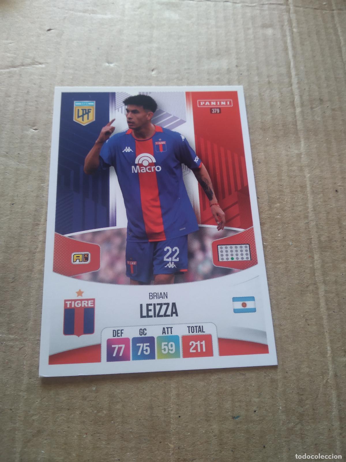 Cromos de F&uacute;tbol: 379 BRIAN LEIZZA TIGRE CROMO FUTBOL ARGENTINO PANINI LIGA ARGENTINA 2024 ADRENALYN