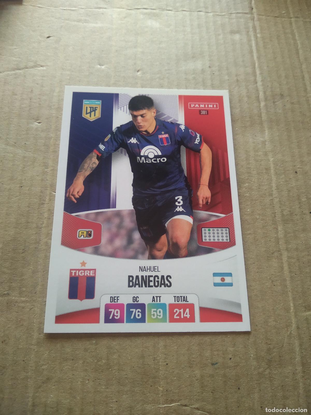 Cromos de F&uacute;tbol: 381 NAHUEL BANEGAS TIGRE CROMO FUTBOL ARGENTINO PANINI LIGA ARGENTINA 2024 ADRENALYN
