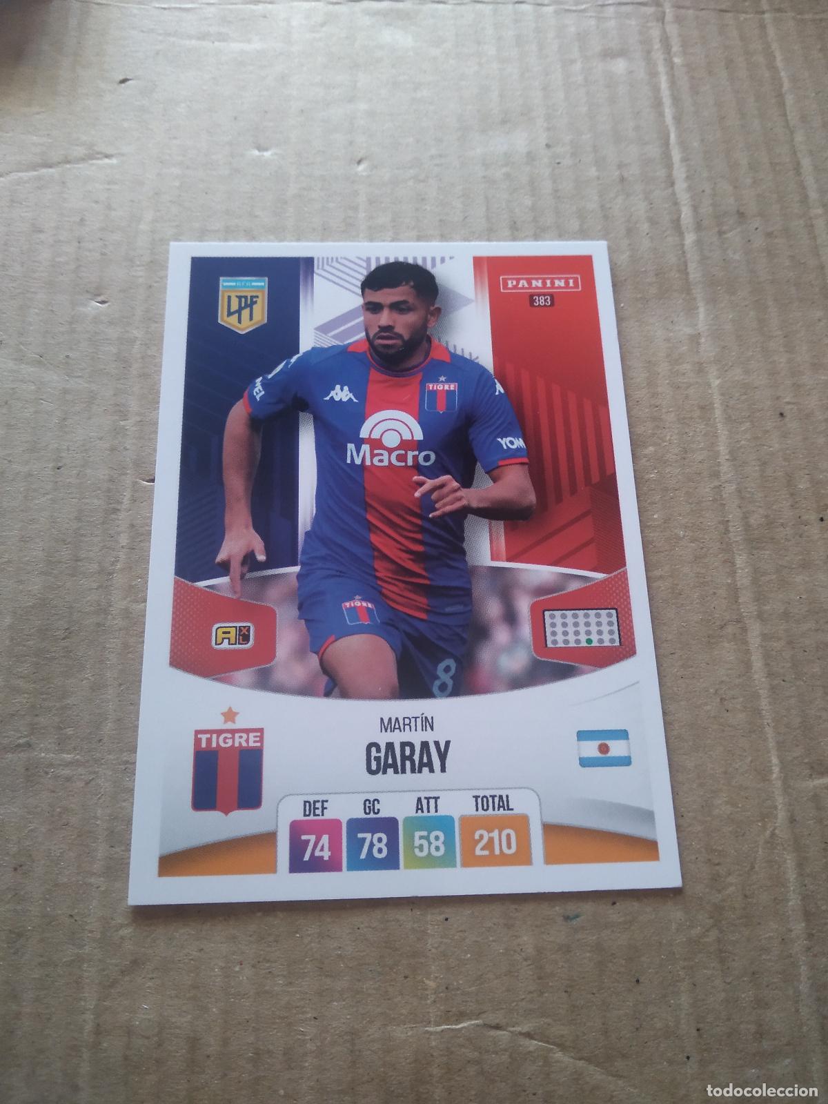 Cromos de F&uacute;tbol: 383 MARTIN GARAY TIGRE CROMO FUTBOL ARGENTINO PANINI LIGA ARGENTINA 2024 ADRENALYN