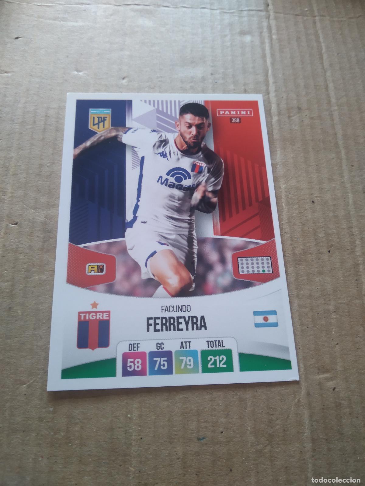 Cromos de Futebol: 388 FACUNDO FERREYRA TIGRE CROMO FUTBOL ARGENTINO PANINI LIGA ARGENTINA 2024 ADRENALYN