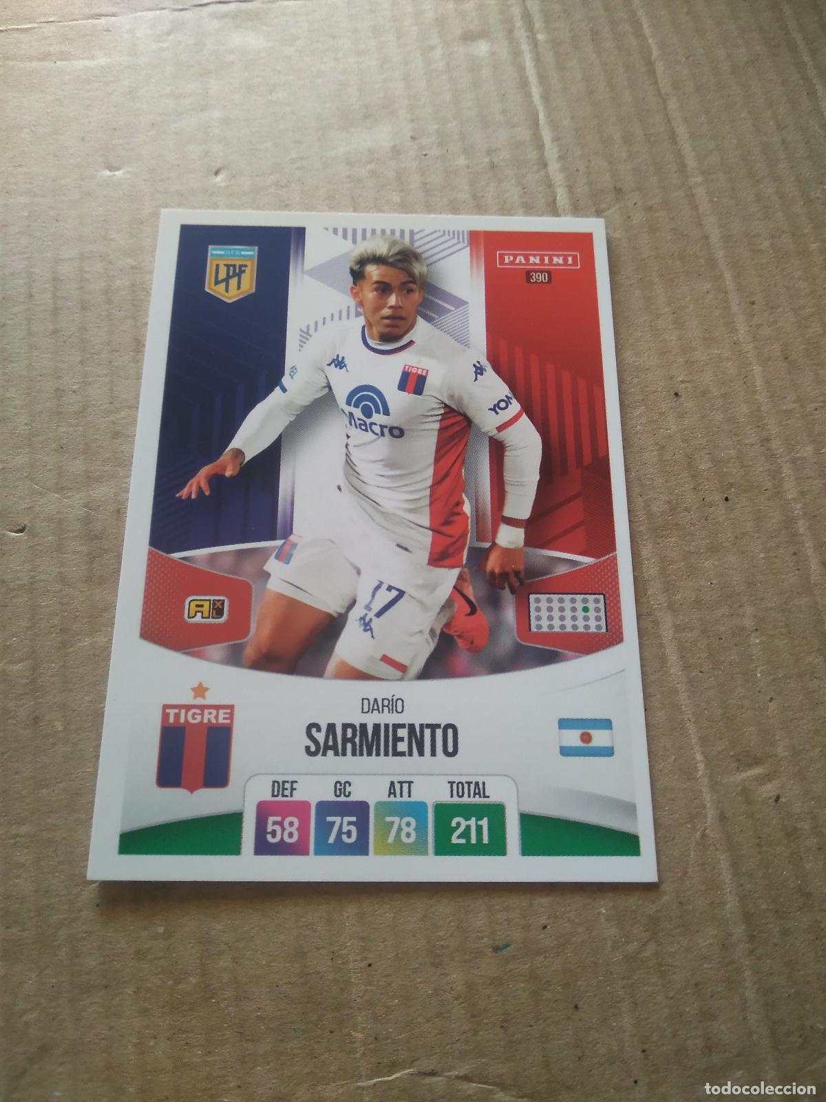 Cromos de Futebol: 390 DARIO SARMIENTO TIGRE CROMO FUTBOL ARGENTINO PANINI LIGA ARGENTINA 2024 ADRENALYN