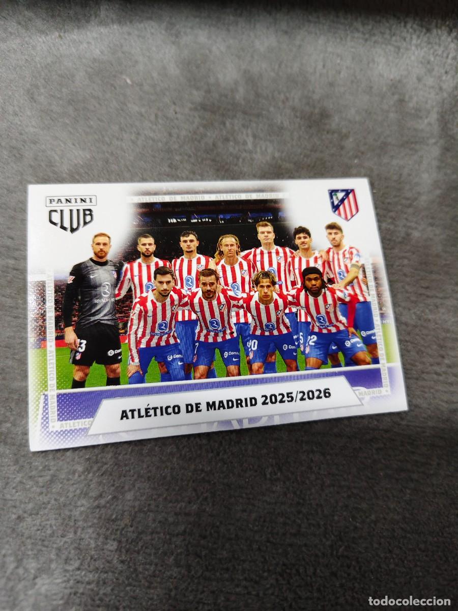 Cromos de F&uacute;tbol: 2 PANINI CLUB ATLETICO DE MADRID 25 26 ATL&Eacute;TICO DE MADRID 2025/2026 ADN 2025 2026