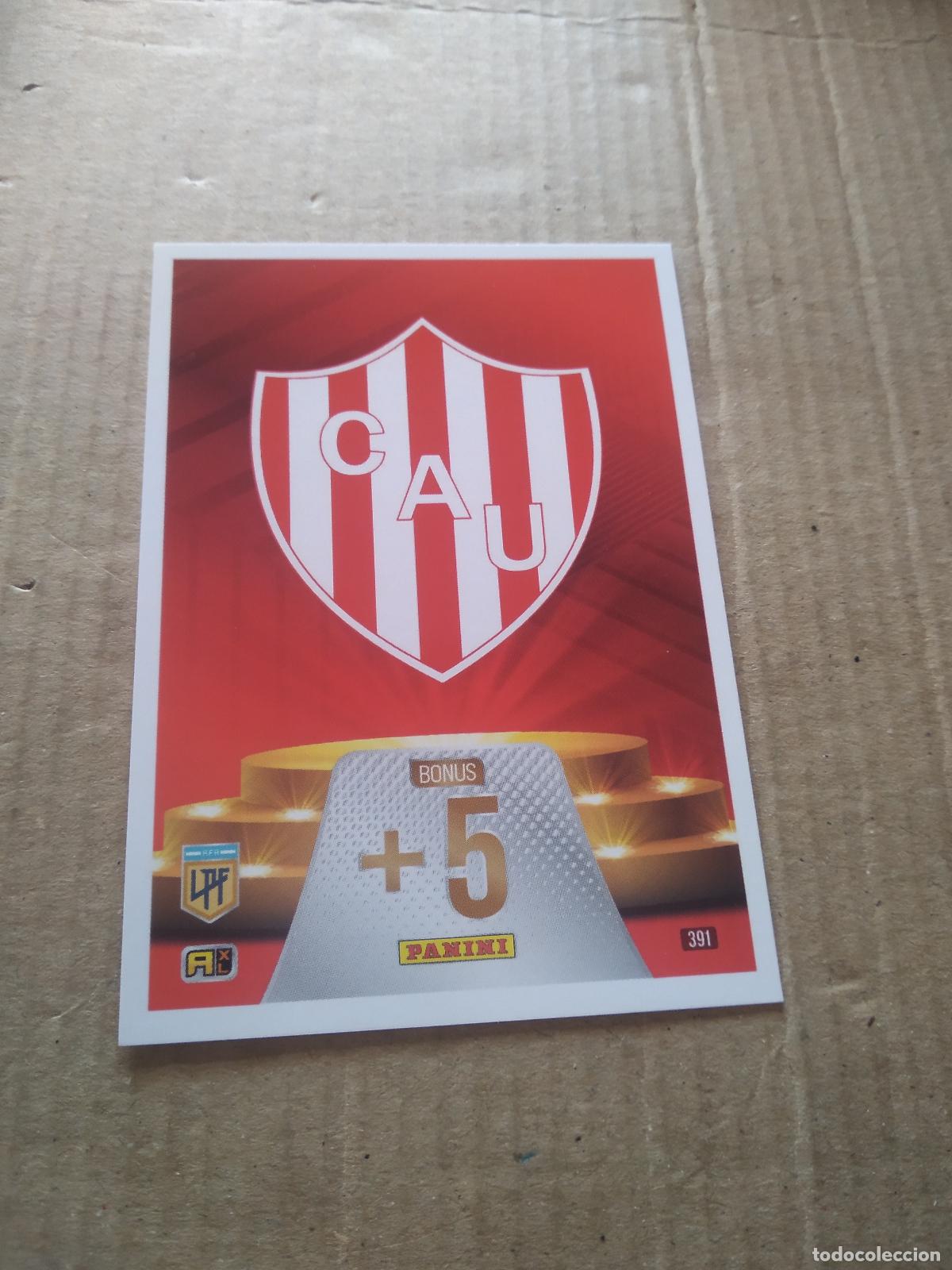 Cromos de F&uacute;tbol: 391 ESCUDO UNION CROMO FUTBOL ARGENTINO PANINI LIGA ARGENTINA 2024 ADRENALYN