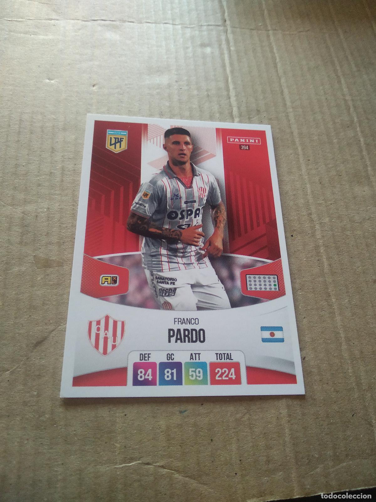 Cromos de Futebol: 394 FRANCO PARDO UNION CROMO FUTBOL ARGENTINO PANINI LIGA ARGENTINA 2024 ADRENALYN