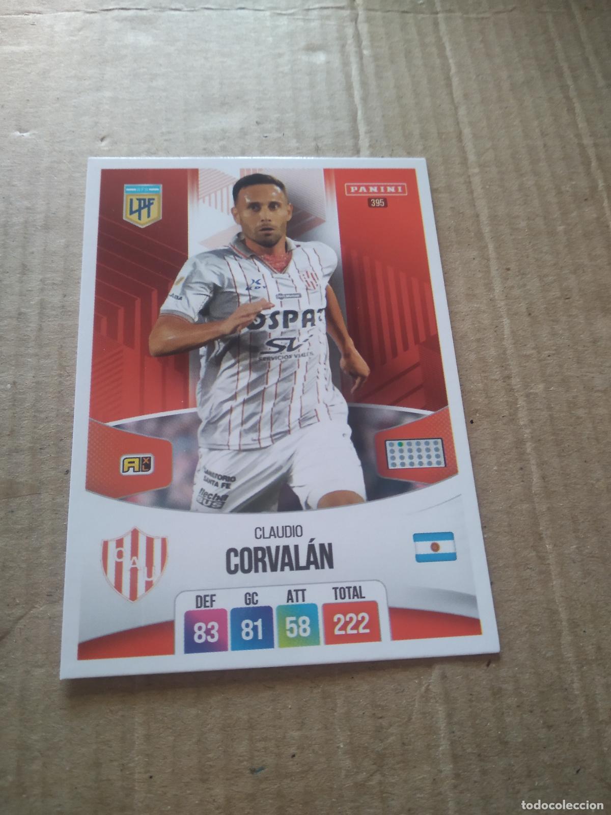 Cromos de Futebol: 395 CLAUDIO CORVALAN UNION CROMO FUTBOL ARGENTINO PANINI LIGA ARGENTINA 2024 ADRENALYN
