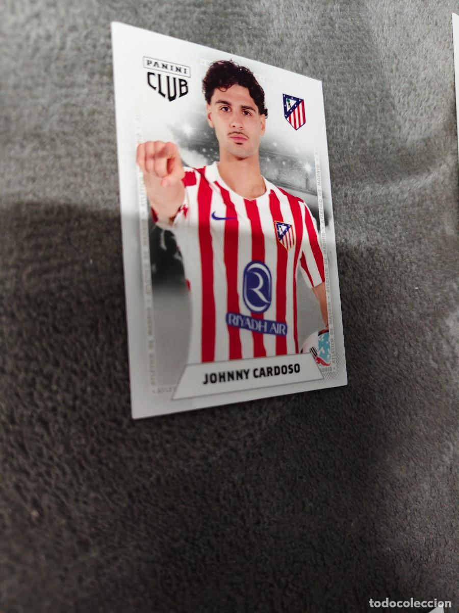 Cromos de F&uacute;tbol: 16 PANINI CLUB ATLETICO DE MADRID 25 26 JOHNNY CARDOSO ADN 2025 2026