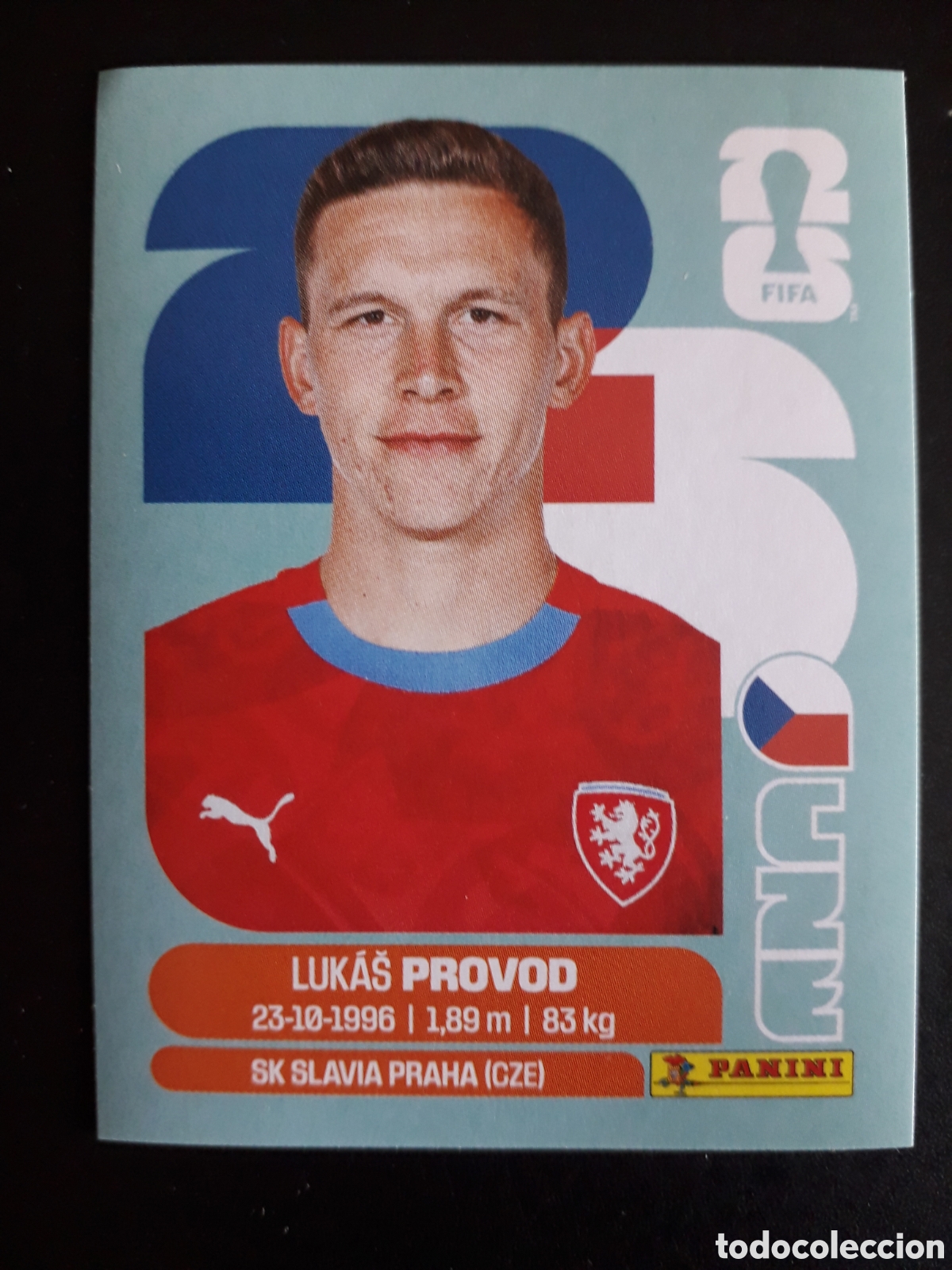 Cromos de F&uacute;tbol: PROVOD REP CHECA/CHEQUIA CZE 10 MUNDIAL F&Uacute;TBOL 2026 FIFA WORLD CUP PANINI SIN PEGAR PEDIDO M&Iacute;NIMO 3&euro;