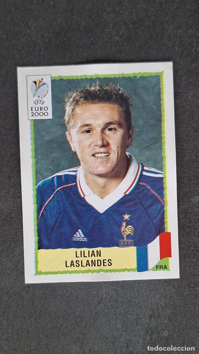 Cromos de F&uacute;tbol: L1 LILIAN LASLANDES SELECCION FRANCIA 354 PANINI EUROCOPA 2000 NUNCA PEGADO SIN PEGAR
