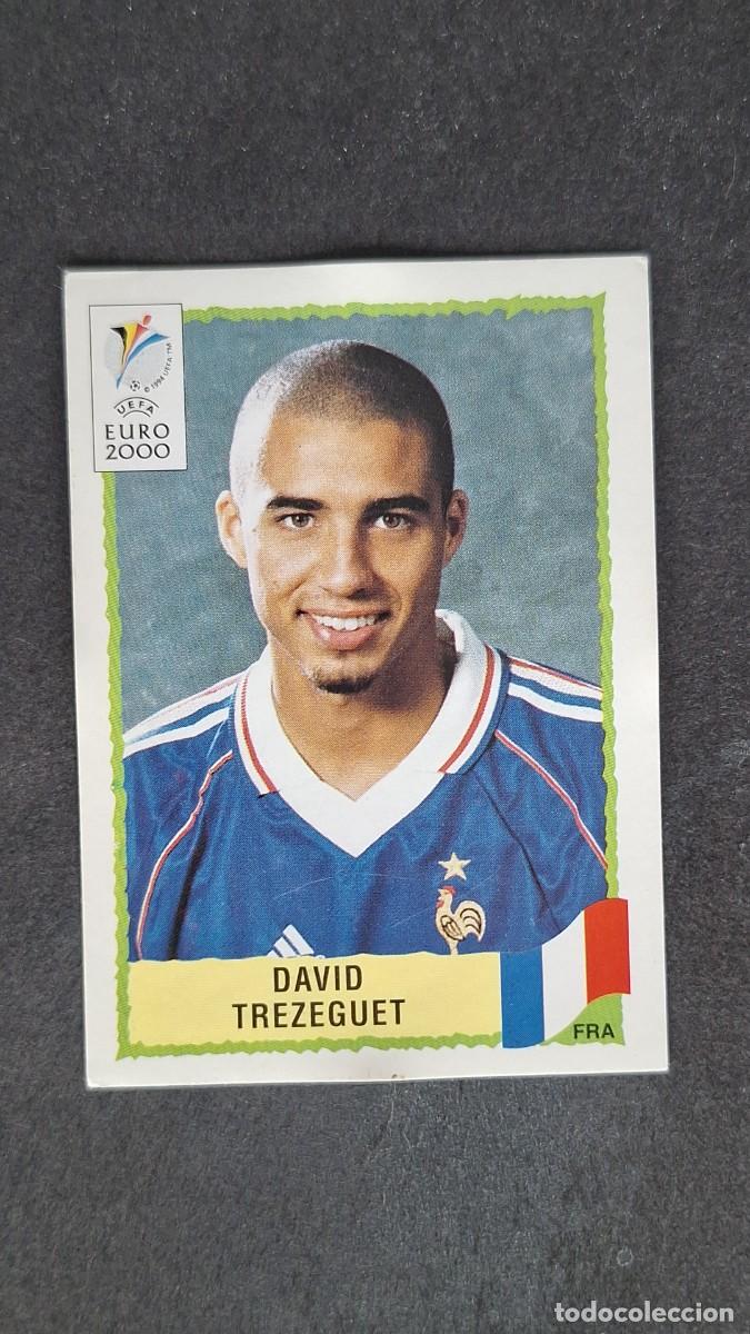 Cromos de F&uacute;tbol: L1 DAVID TREZEGUET SELECCION FRANCIA 356 PANINI EUROCOPA 2000 NUNCA PEGADO SIN PEGAR