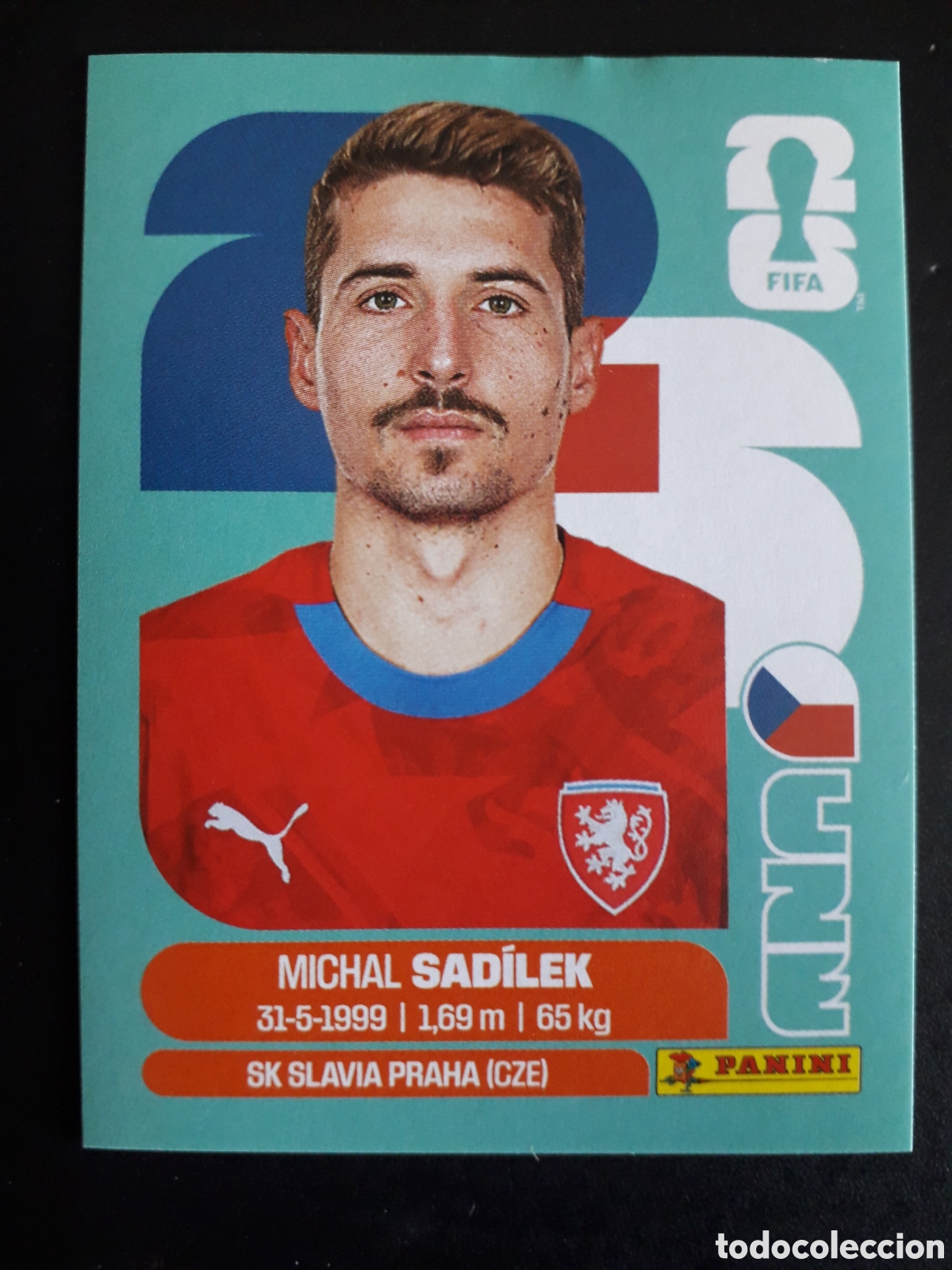 Cromos de F&uacute;tbol: SADILEK REP CHECA/CHEQUIA CZE 9 MUNDIAL F&Uacute;TBOL 2026 FIFA WORLD CUP PANINI SIN PEGAR PEDIDO M&Iacute;NIMO 3&euro;