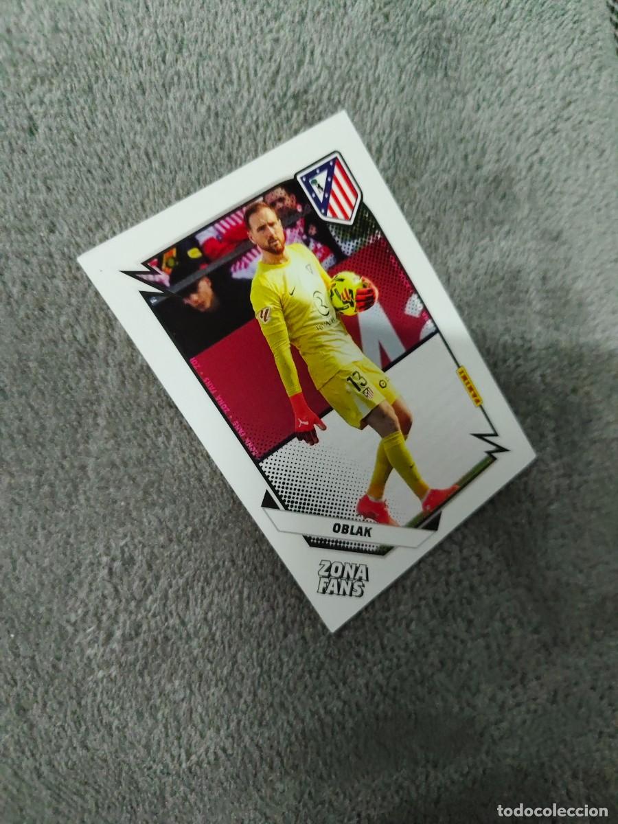 Cromos de F&uacute;tbol: 29 PANINI CLUB ATLETICO DE MADRID 25 26 OBLAK ZONA FANS 2025 2026