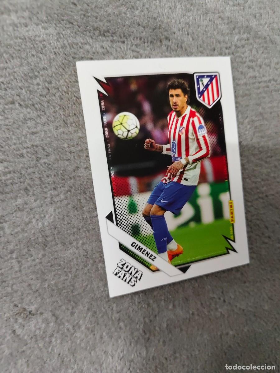 Cromos de F&uacute;tbol: 33 PANINI CLUB ATLETICO DE MADRID 25 26 GIM&Eacute;NEZ ZONA FANS 2025 2026