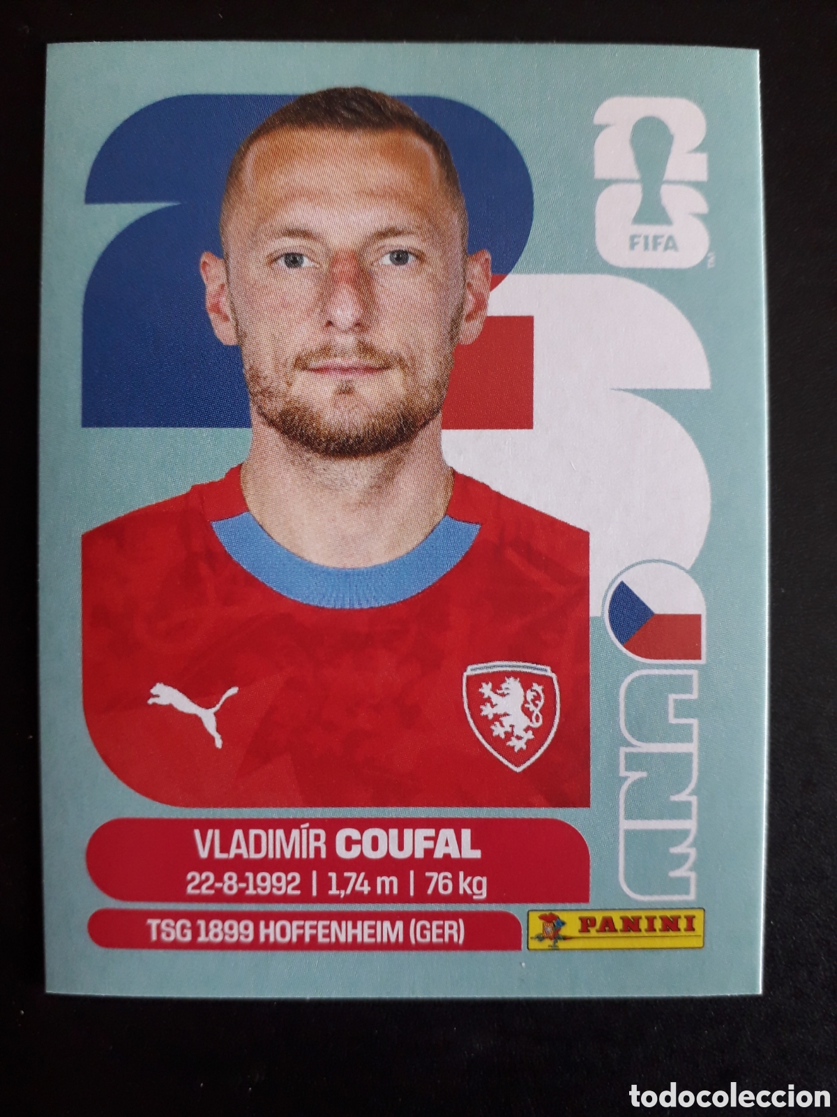 Cromos de F&uacute;tbol: COUFAL REP CHECA/CHEQUIA CZE 5 MUNDIAL F&Uacute;TBOL 2026 FIFA WORLD CUP PANINI SIN PEGAR PEDIDO M&Iacute;NIMO 3&euro;.