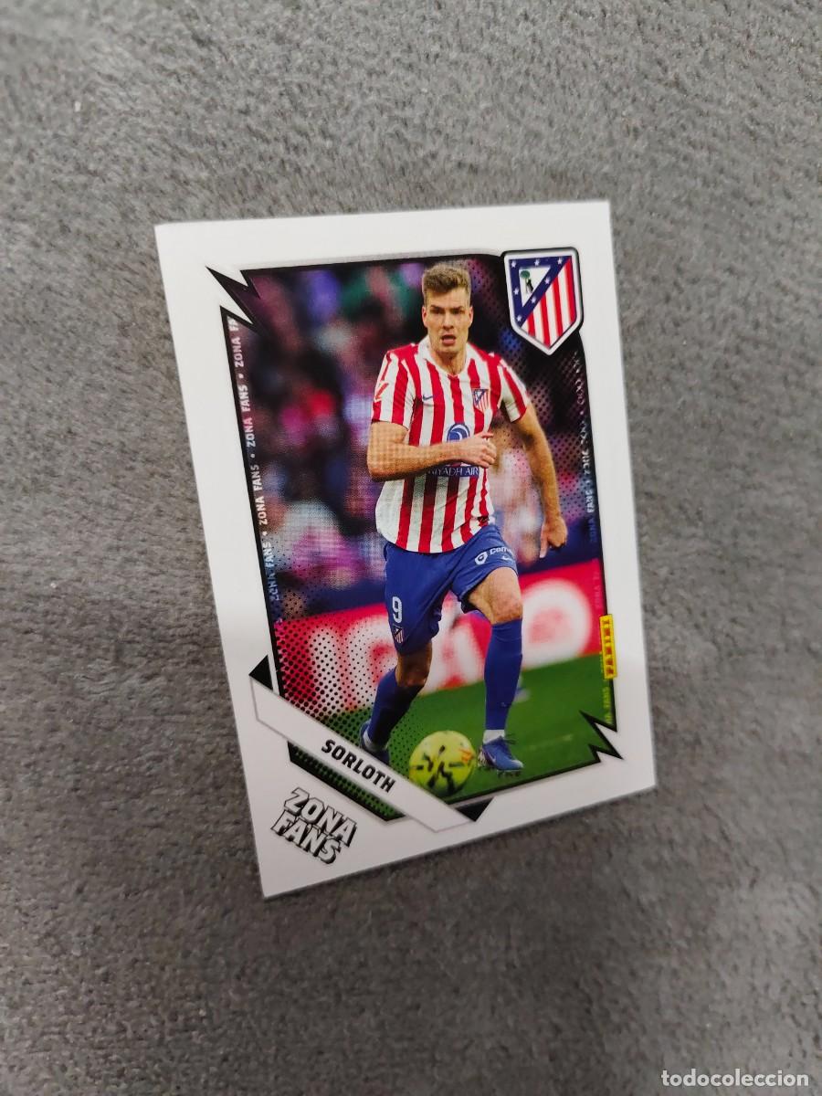 Cromos de F&uacute;tbol: 43 PANINI CLUB ATLETICO DE MADRID 25 26 SORLOTH ZONA FANS 2025 2026