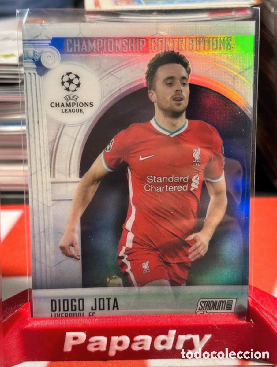 Cromos de F&uacute;tbol: 2020-21 Stadium Club Chrome Championship Contributions Diogo Jota Liverpool