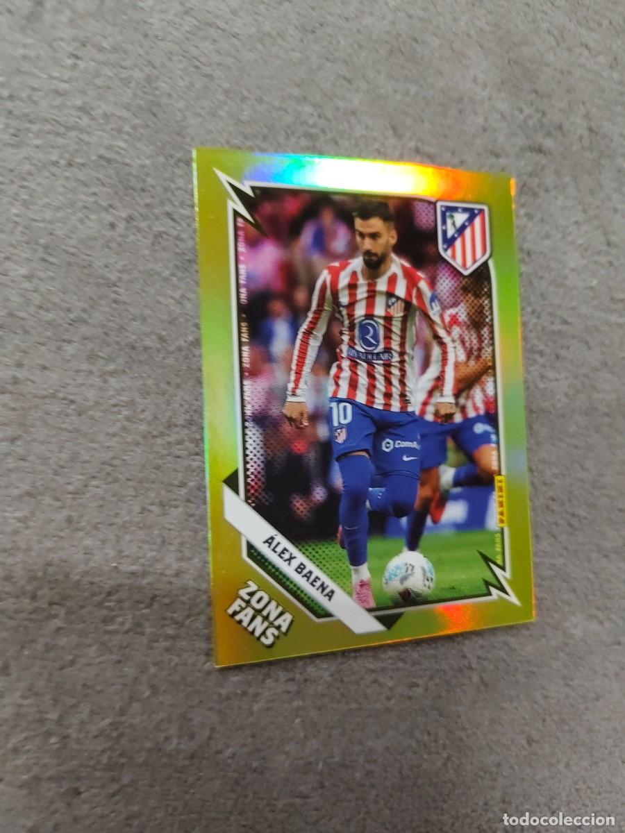Cromos de F&uacute;tbol: KO37 37 PANINI CLUB ATLETICO DE MADRID 25 26 &Aacute;LEX BAENA ZONA FANS GOLD 2025 2026