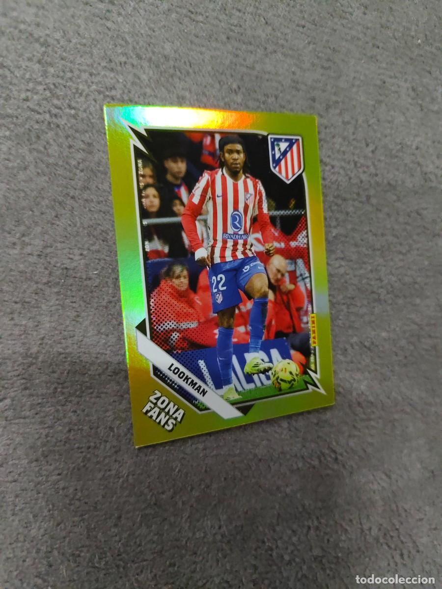 Cromos de F&uacute;tbol: KO38 38 PANINI CLUB ATLETICO DE MADRID 25 26 LOOKMAN ZONA FANS GOLD 2025 2026