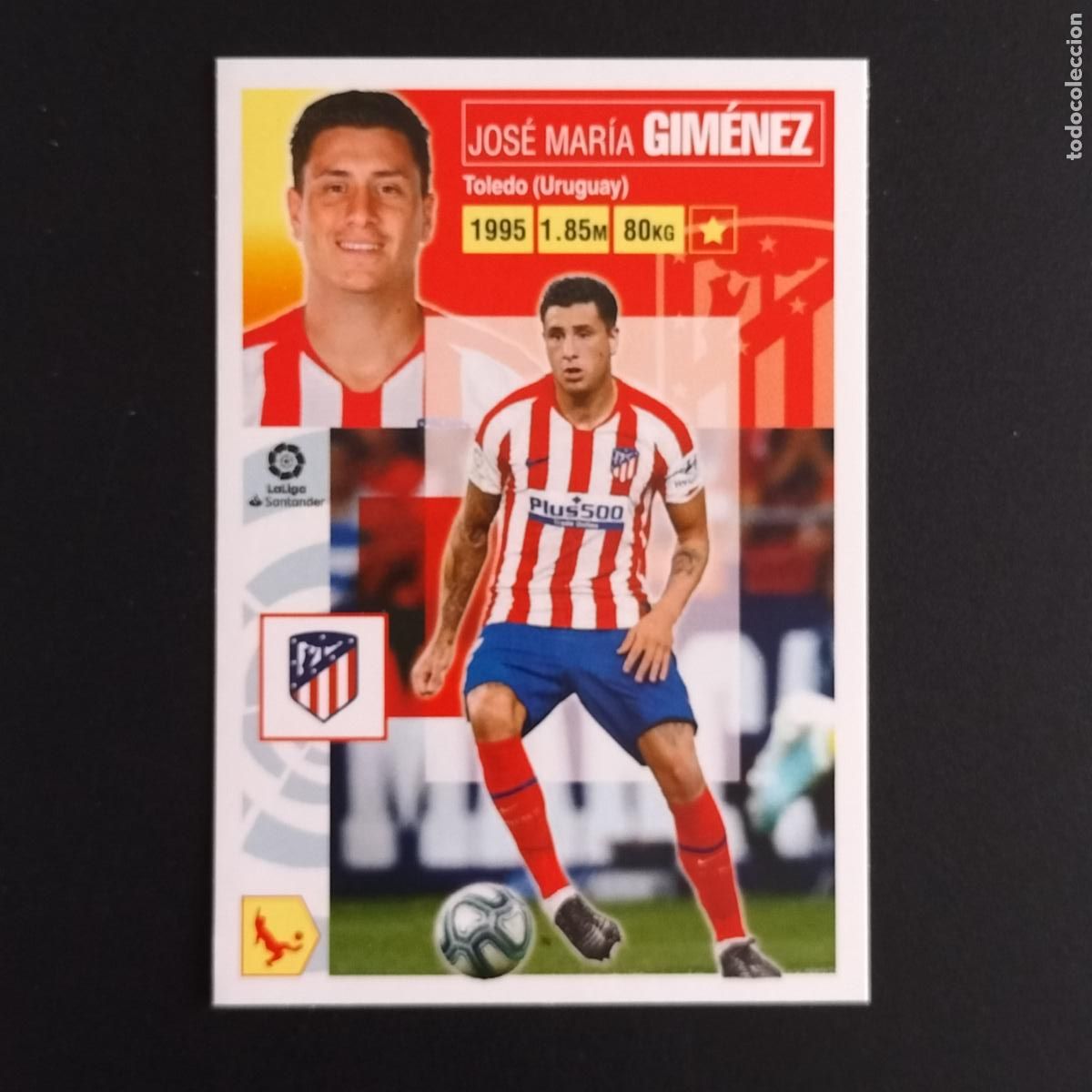 Cromos de F&uacute;tbol: N&ordm; 7 GIMENEZ AT MADRID LALIGA SANTANDER ESTE 2020 2021 20 21 LIGA PANINI
