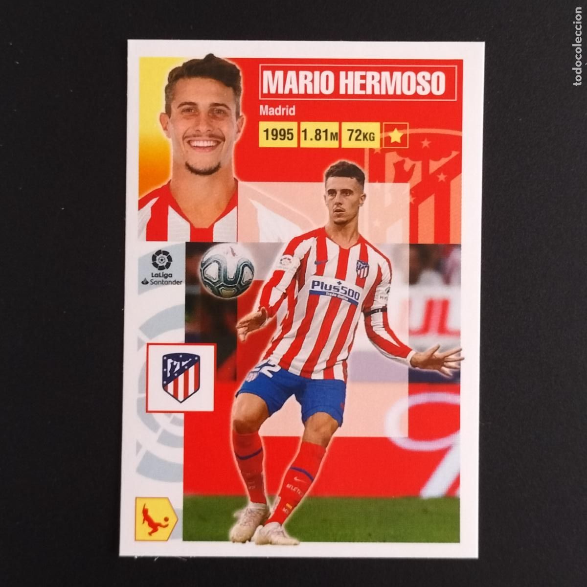 Cromos de F&uacute;tbol: N&ordm; 8 B MARIO HERMOSO AT MADRID CROMOS LALIGA SANTANDER ESTE 2020 2021 20 21 LIGA PANINI