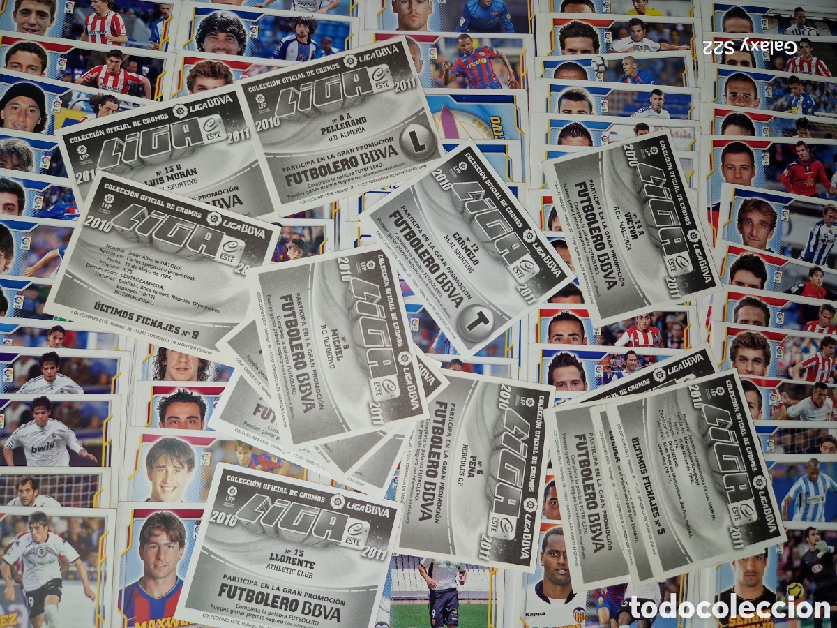 Cromos de Futebol: Lote de cromos liga 10/11 sin pegar