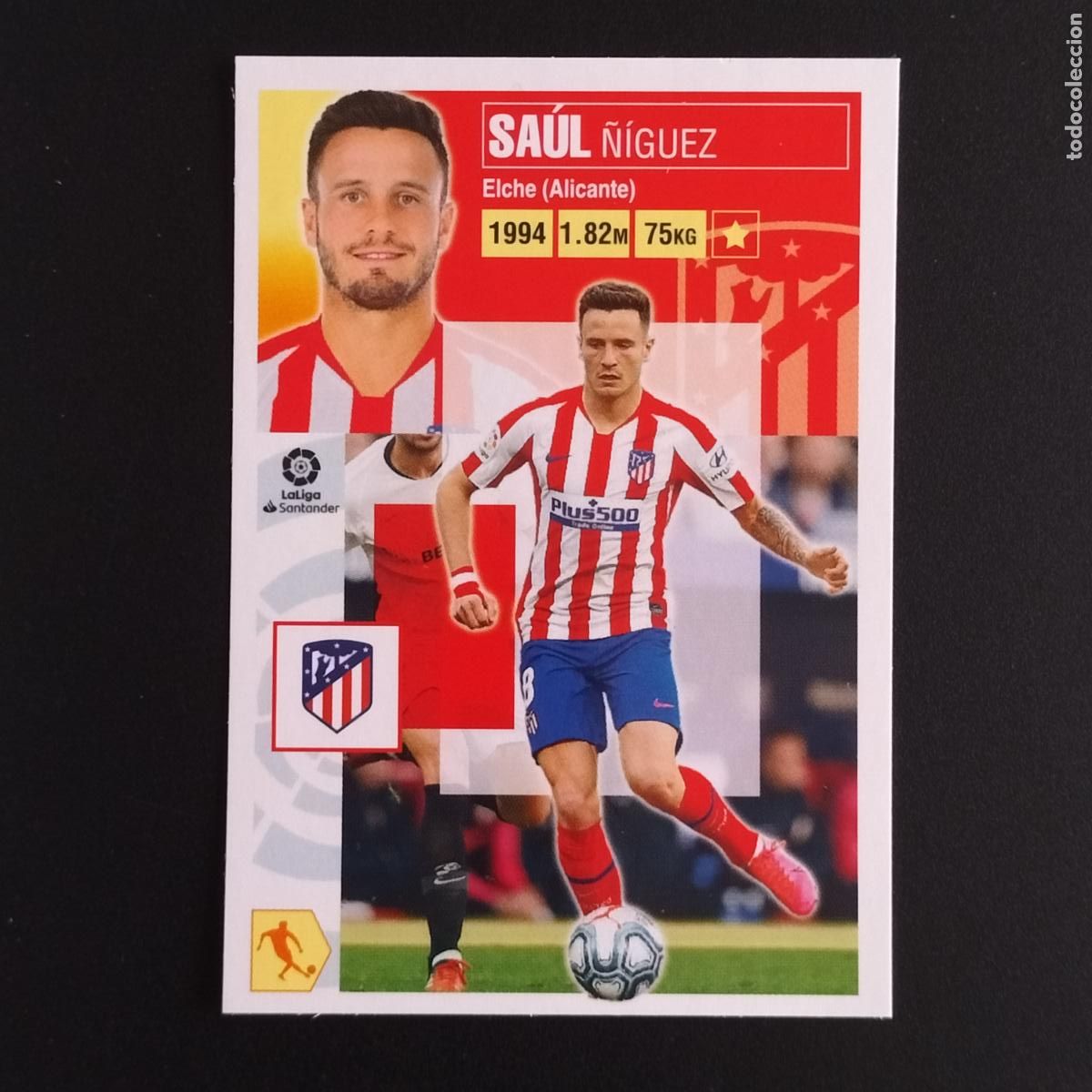 Cromos de F&uacute;tbol: N&ordm; 13 SAUL AT MADRID CROMOS LALIGA SANTANDER ESTE 2020 2021 20 21 LIGA PANINI