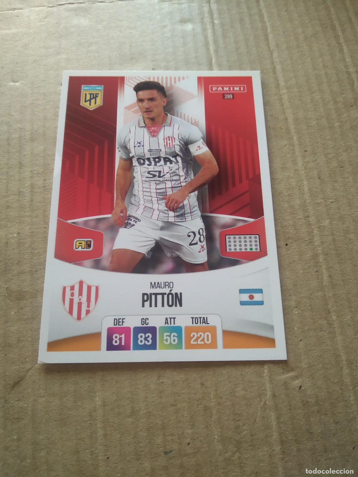 Cromos de F&uacute;tbol: 399 MAURO PITTON UNION CROMO FUTBOL ARGENTINO PANINI LIGA ARGENTINA 2024 ADRENALYN