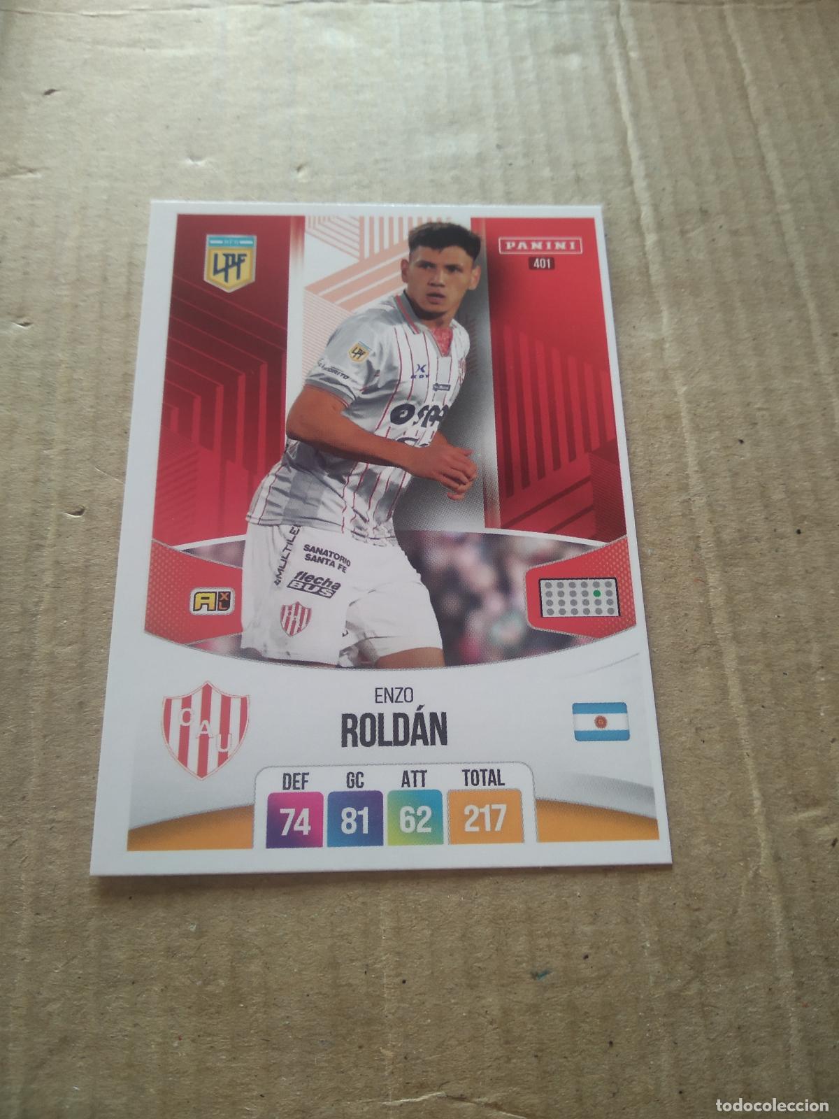 Cromos de F&uacute;tbol: 401 ENZO ROLDAN UNION CROMO FUTBOL ARGENTINO PANINI LIGA ARGENTINA 2024 ADRENALYN