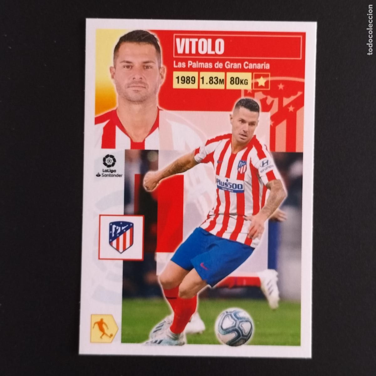 Cromos de F&uacute;tbol: N&ordm; 14 B VITOLO AT MADRID CROMOS LALIGA SANTANDER ESTE 2020 2021 20 21 LIGA PANINI