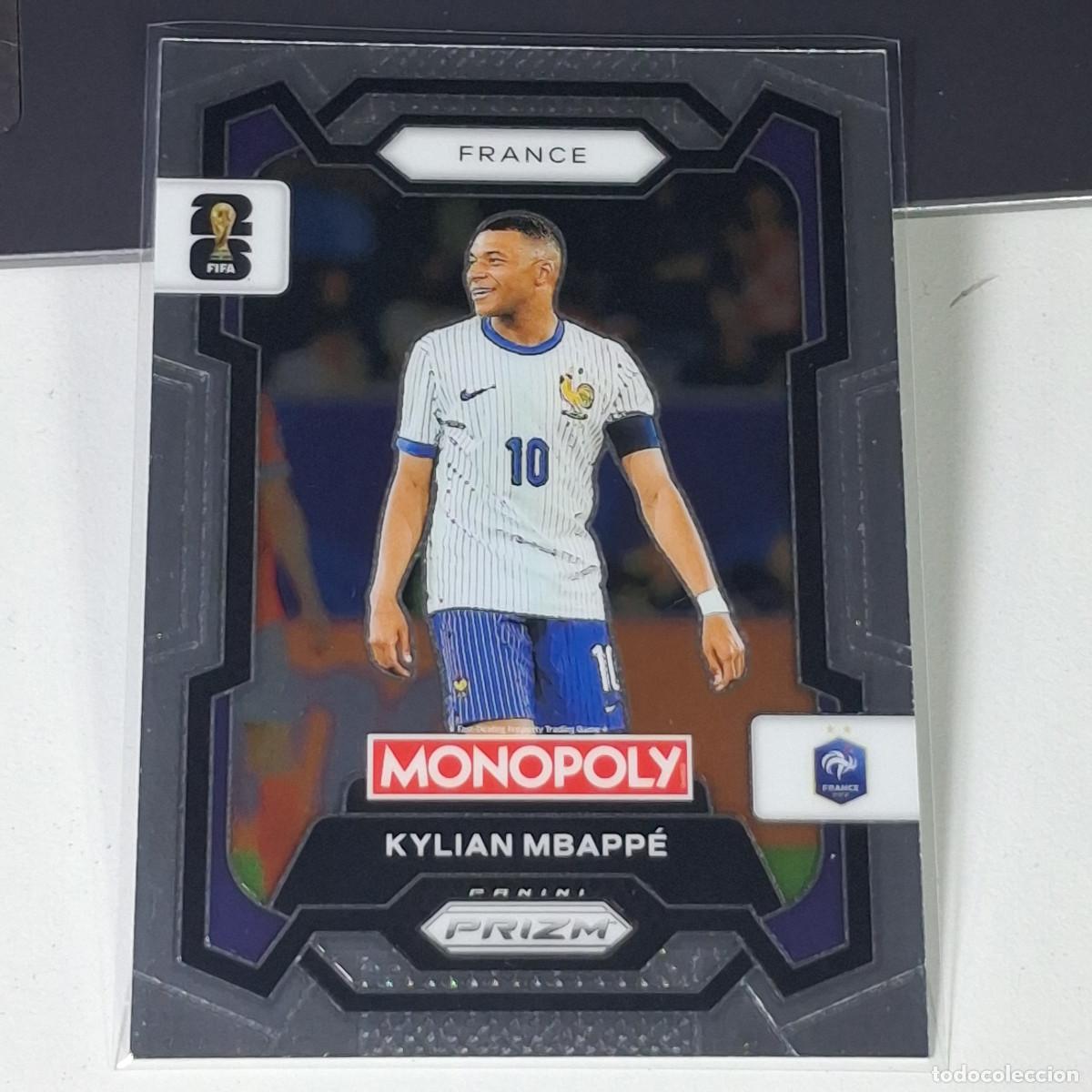 Fu&szlig;ball-Sticker: B17 7 KYLIAN MBAPP&Eacute; FRANCE FRANCIA FIFA WORLD CUP 2026 PANINI PRIZM MONOPOLY COLECCI&Oacute;N MUNDIAL
