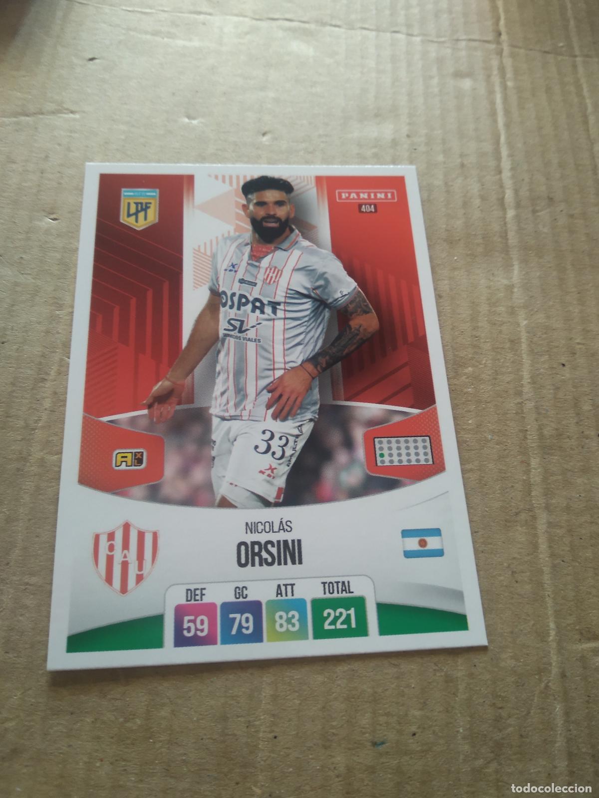 Fu&szlig;ball-Sticker: 404 NICOLAS ORSINI UNION CROMO FUTBOL ARGENTINO PANINI LIGA ARGENTINA 2024 ADRENALYN