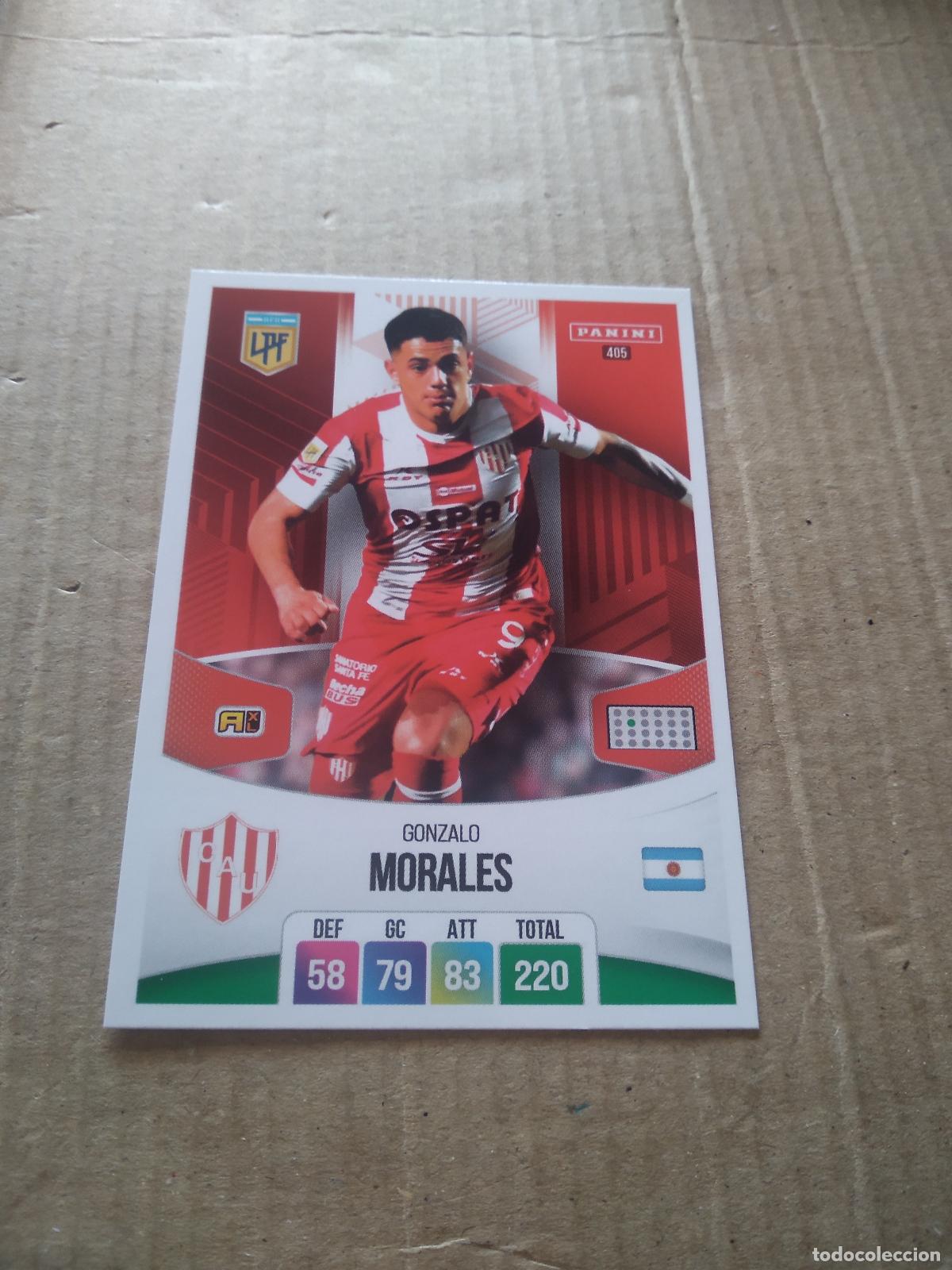 Fu&szlig;ball-Sticker: 405 GONZALO MORALES UNION CROMO FUTBOL ARGENTINO PANINI LIGA ARGENTINA 2024 ADRENALYN
