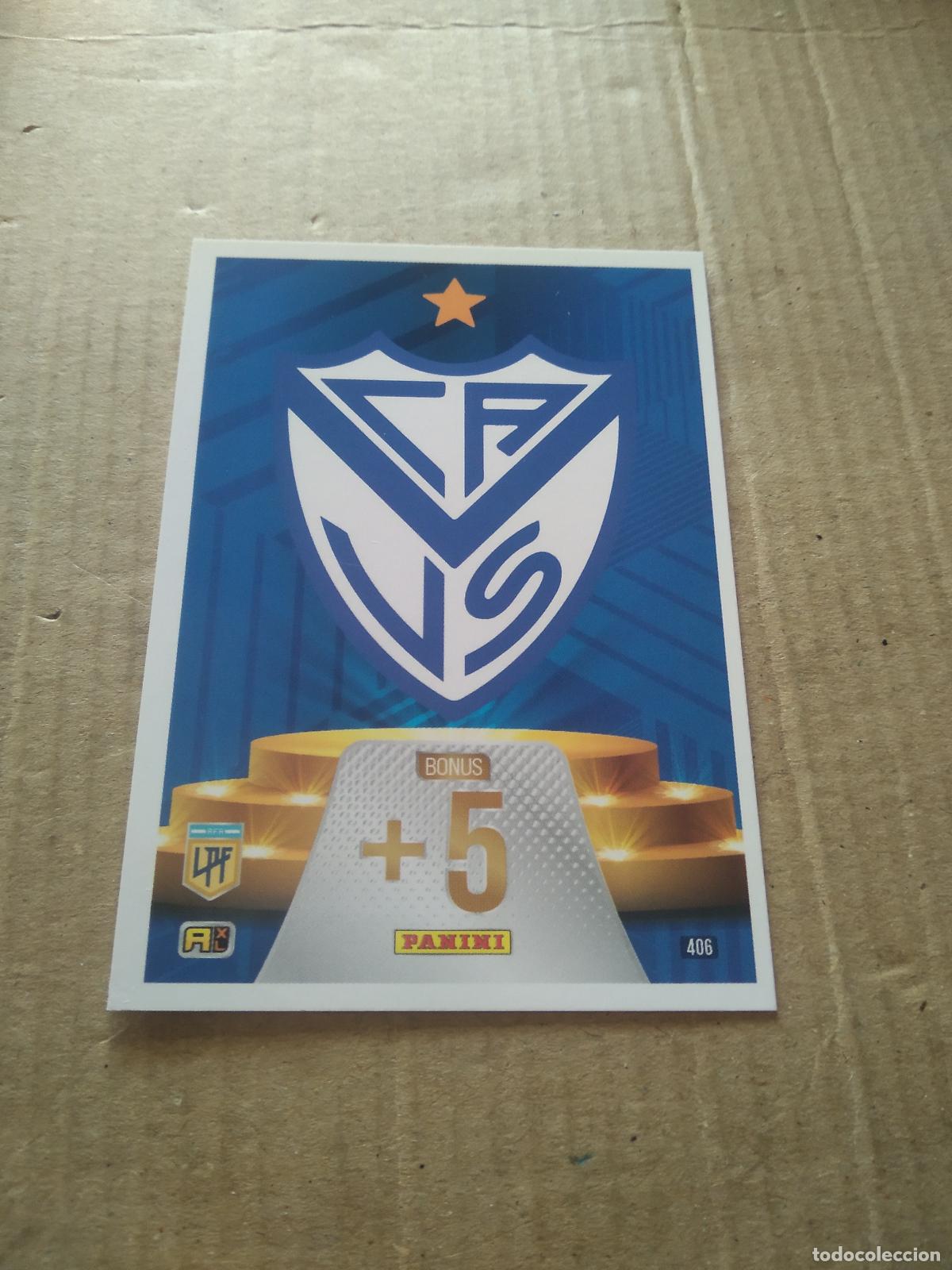 Cromos de F&uacute;tbol: 406 ESCUDO VELEZ CROMO FUTBOL ARGENTINO PANINI LIGA ARGENTINA 2024 ADRENALYN