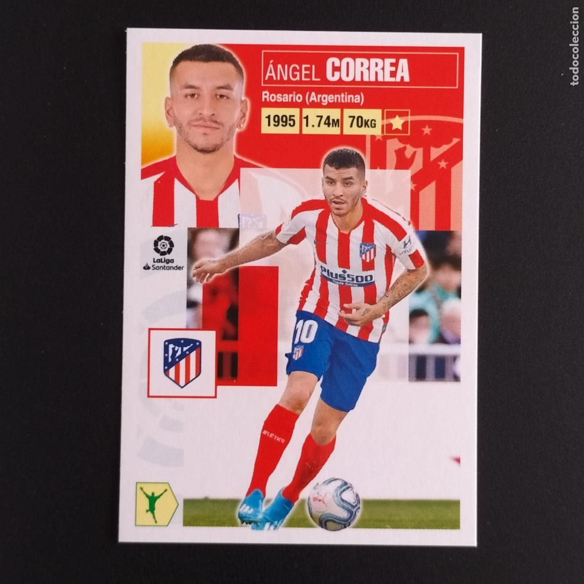 Cromos de F&uacute;tbol: N&ordm; 16 CORREA AT MADRID CROMOS LALIGA SANTANDER ESTE 2020 2021 20 21 LIGA PANINI