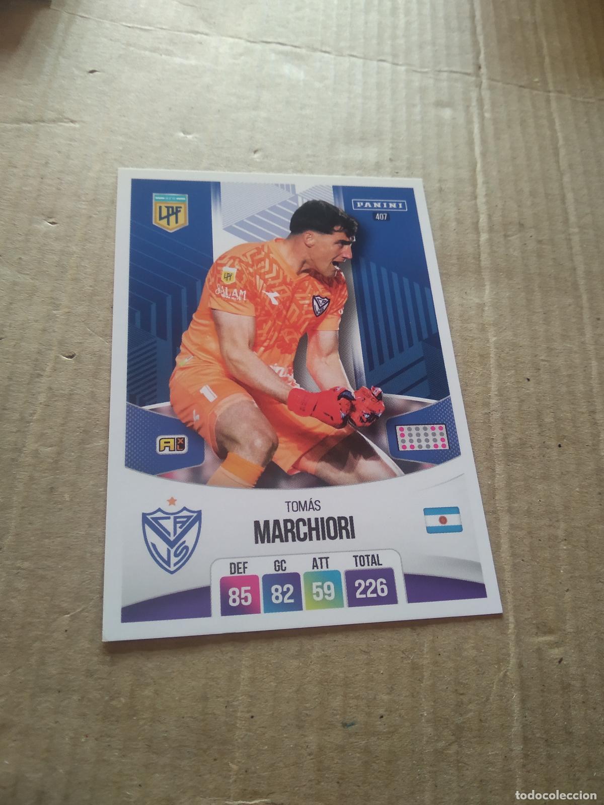 Cromos de F&uacute;tbol: 407 TOMAS MARCHIORI VELEZ CROMO FUTBOL ARGENTINO PANINI LIGA ARGENTINA 2024 ADRENALYN